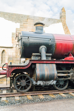 Osaka, Japan - December 1:  The theme park attractions based on the film industry at Universal Studios Theme Park in Osaka, Japan on December 1, 2015.のeditorial素材