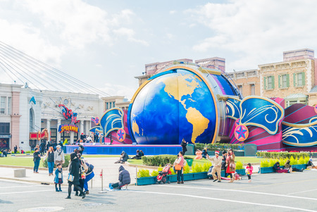 Osaka, Japan - December 1:  The theme park attractions based on the film industry at Universal Studios Theme Park in Osaka, Japan on December 1, 2015.のeditorial素材