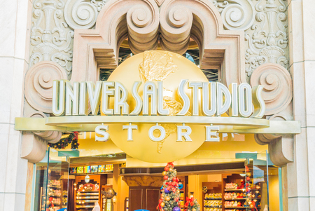 Osaka, Japan - December 1:  The theme park attractions based on the film industry at Universal Studios Theme Park in Osaka, Japan on December 1, 2015.のeditorial素材