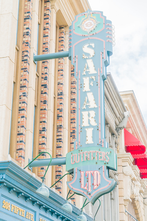 Osaka, Japan - December 1:  The theme park attractions based on the film industry at Universal Studios Theme Park in Osaka, Japan on December 1, 2015.のeditorial素材