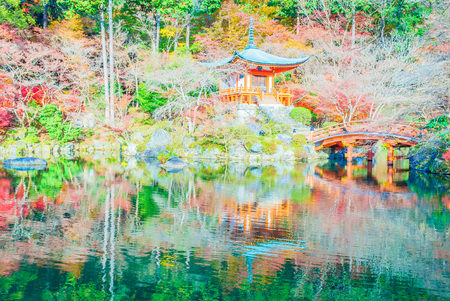 Beautiful Daigoji Temple in Kyoto Japanのeditorial素材