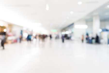Abstract blur airport interior for backgroundの写真素材