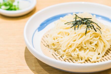 Cold ramen noodles - soft focus