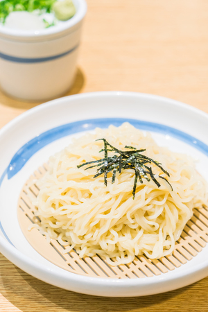 Cold ramen noodles - soft focusの写真素材