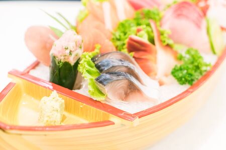 Raw fresh Sashimi japanese food style - selective focus pointの写真素材