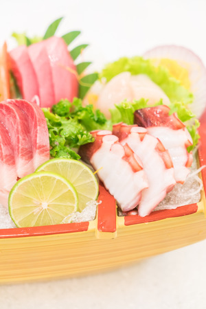 Raw fresh Sashimi japanese food style - selective focus pointの写真素材