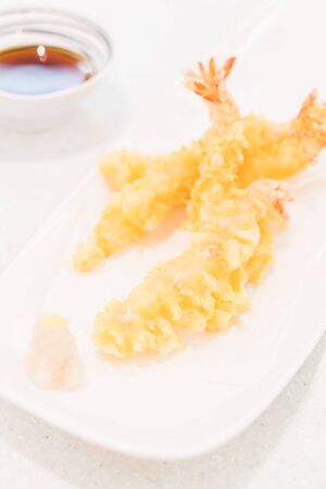 Tempura prawns - soft focus pointの写真素材