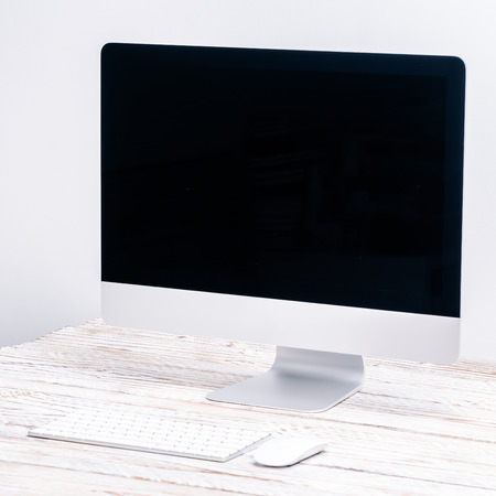 Blank Desktop Computer decoration interior room