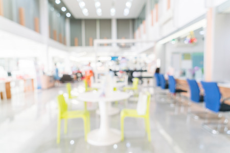 Abstract blur office interior backgroundの写真素材