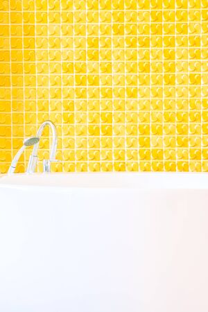 Beautiful decoration luxury hotel bathroom interior - Filter effectの写真素材