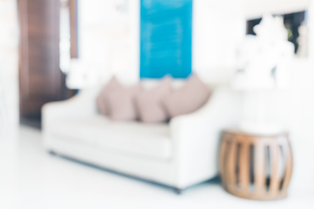 Blur luxury hotel lobby interior background - Filter effect processingの写真素材