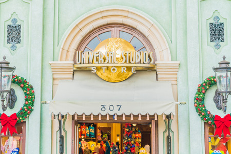 Osaka, Japan - December 1:  The theme park attractions based on the film industry at Universal Studios Theme Park in Osaka, Japan on December 1, 2015.のeditorial素材