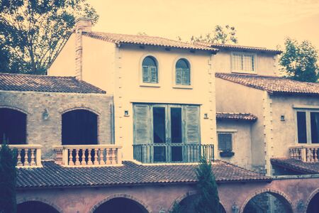 Beautiful Architecture and Building italy style - Vintage Filter