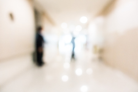 Abstract blur hospital interior for backgroundの写真素材
