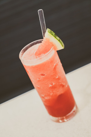 Watermelon juice - vintage filterの写真素材