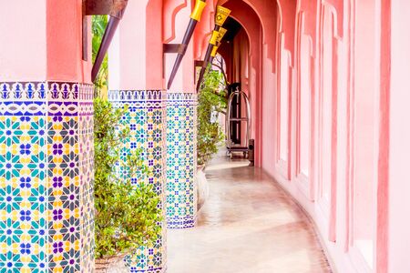 Beautiful Architecture and lantern light lamp with morocco style - Vintage Filter