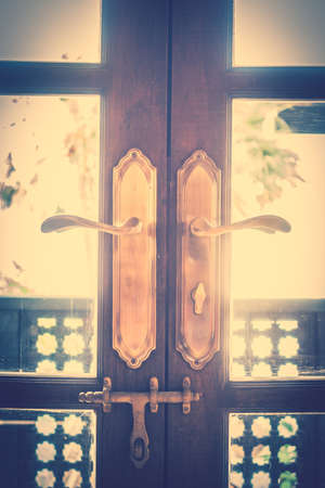 Vintage Door knob decoration interior - Vintage Filterの写真素材