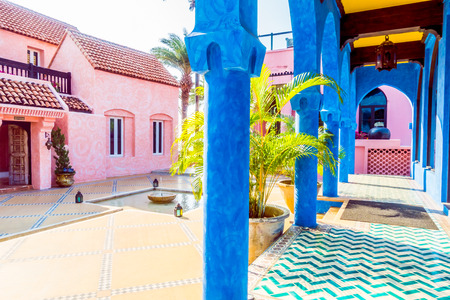 Beautiful Architecture morocco style - Vintage Filterの写真素材