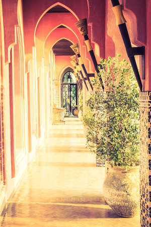 Beautiful Architecture morocco style - Vintage Filterの写真素材