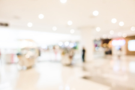 Abstract blur shopping mall store interior for backgroundの写真素材