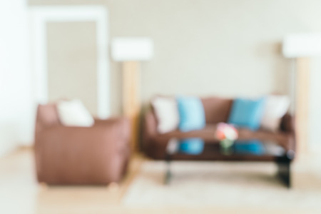 Abstract blur beautiful luxury livingroom interior background - Filter effectの写真素材