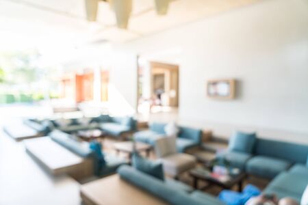 Abstract blur living room interior for backgroundの写真素材