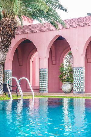 Beautiful Architecture and lantern light lamp with morocco style - Vintage Filter