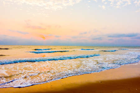 Beautiful sea and beach background - Vintage Filter