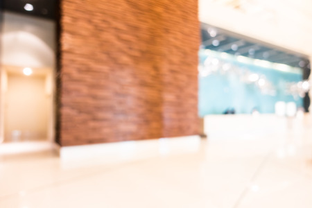 Abstract beautiful luxury blur hotel interior for backgroundの写真素材