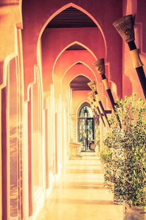Beautiful Architecture morocco style - Vintage Filterの写真素材