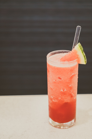 Watermelon juice - vintage filterの写真素材