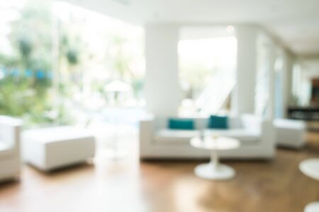 Abstract blur livingroom decoration interior for backgroundの写真素材