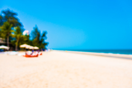 Abstract blur  beautiful landscape beach and sea for backgroundの写真素材