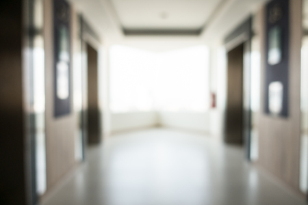 Abstract beautiful luxury blur hotel interior for background