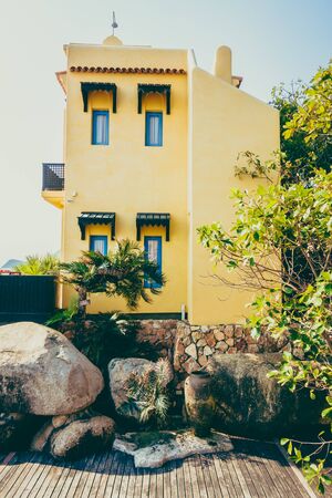 Beautiful Architecture morocco style - Vintage Filterのeditorial素材