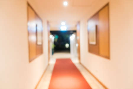 Abstract blur hotel lobby interior for backgroundの写真素材