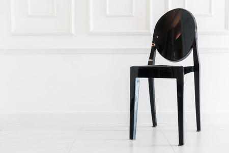 Empty chair decoration in living room interior - Vintage Light Filterの写真素材