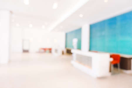Abstract blur hotel lobby interior for backgroundの写真素材