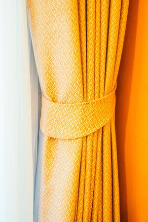 Curtain windows decoration interior of room - Vintage light Filterの写真素材