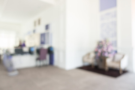 Abstract blur living room interior for backgroundの写真素材