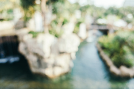 Abstract blur Beautiful luxury outdoor swimming pool in hotel resort - Vintage Filterの写真素材