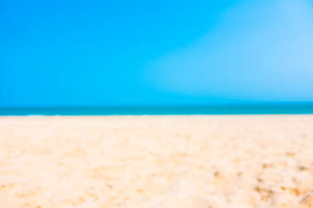 Abstract blur  beautiful landscape beach and sea for backgroundの写真素材