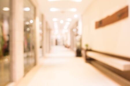 Abstract blur hotel lobby interior for backgroundの写真素材