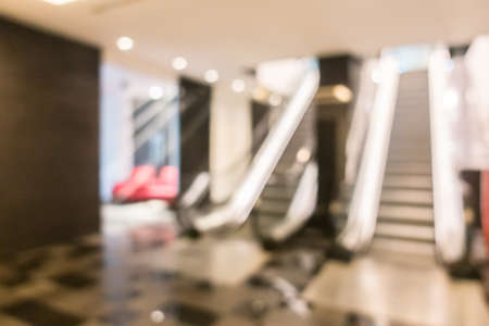 Abstract blur hotel lobby interior for backgroundの写真素材