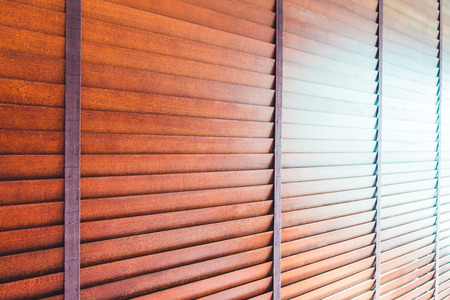 Blinds window decoration interior of room - Vintage light Filterの写真素材