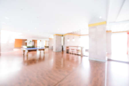 Abstract blur hotel lobby room interior for background - Vintage light Filterの写真素材