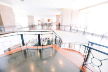 Abstract blur hotel lobby room interior for background - Vintage light Filterの写真素材
