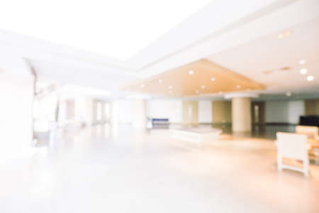 Abstract blur hotel lobby room interior for background - Vintage light Filterの写真素材