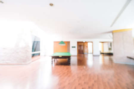 Abstract blur hotel lobby room interior for background - Vintage light Filterの写真素材