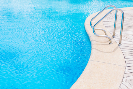 Beautiful luxury outdoor swimming pool in hotel resort - Vintage Light Filterのeditorial素材